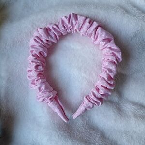 Pink Ruffled Headband